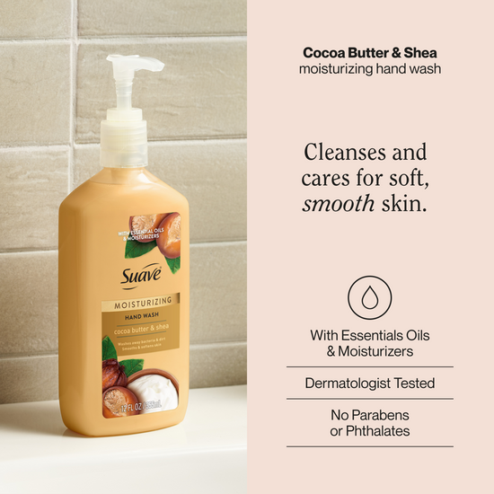 Suave Cocoa Butter & Shea Moisturizing Hand Wash