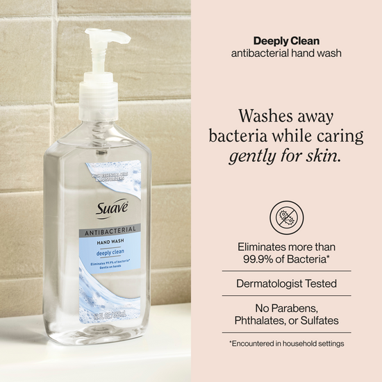 Suave Deeply Clean Antibacterial Hand Wash