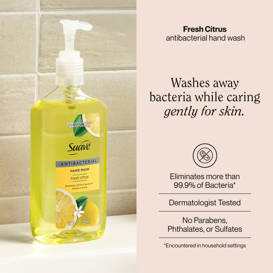 Suave Fresh Citrus Antibacterial Hand Wash