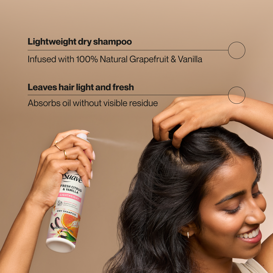 Suave Fresh Citrus & Vanilla Lightweight Dry Shampoo