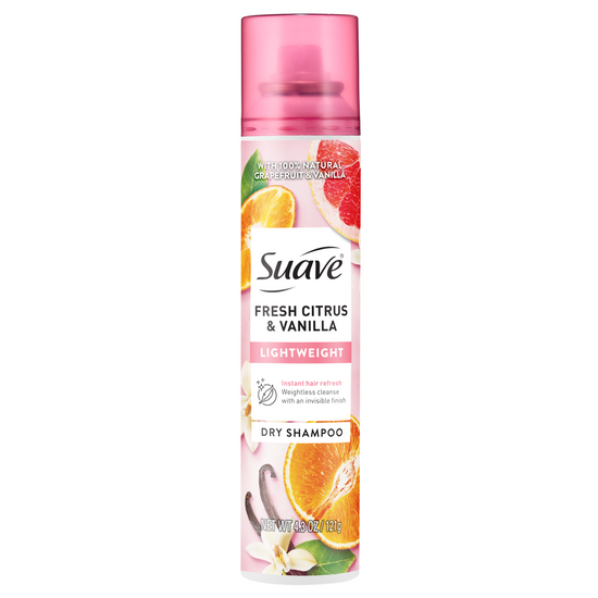 suave Fresh Citrus & Vanilla Lightweight Dry Shampoo