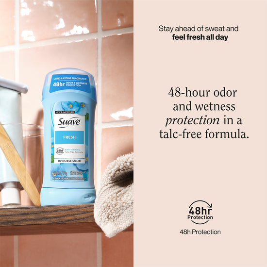 Suave Fresh Invisible Solid Deodorant Stick
