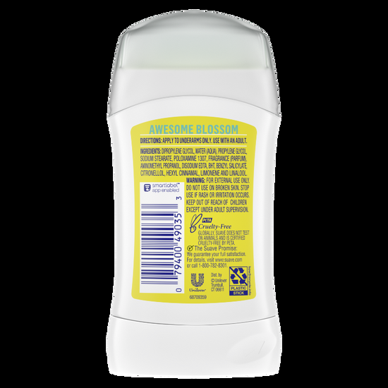 Suave Fresh Vibes Awesome Blossom Deodorant Stick