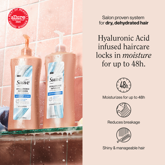 Suave Hyaluronic Infusion Moisturizing Shampoo