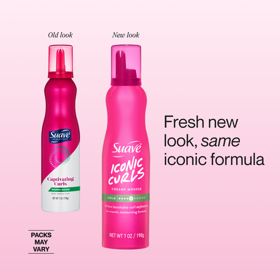 Suave Iconic Curls Hair Mousse