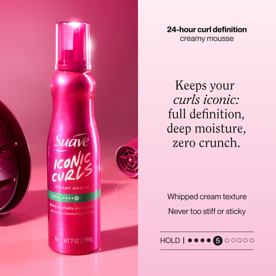 Suave Iconic Curls Hair Mousse