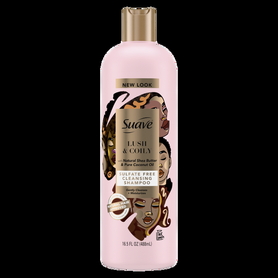 suave Lush & Coily Sulfate-Free Cleansing Shampoo