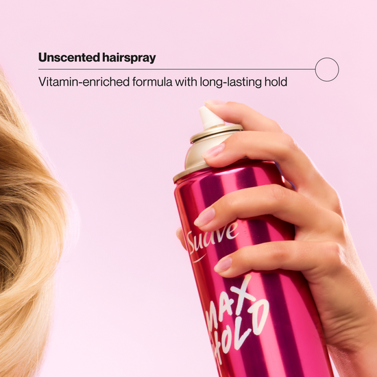 Suave Max Hold Aerosol Unscented Hairspray