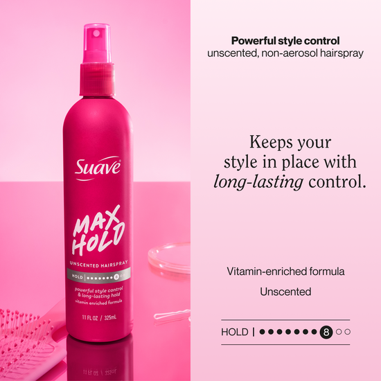 Suave Max Hold Unscented Non-Aerosol Hairspra