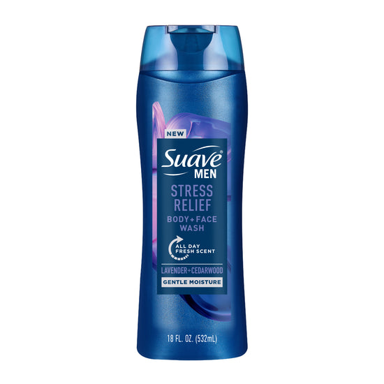 suave Men's Stress Relief Body + Face Wash