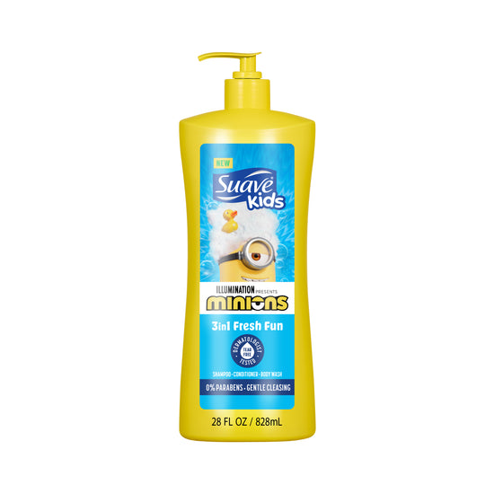 suave Minions 3-In-1 Shampoo Conditioner & Body Wash