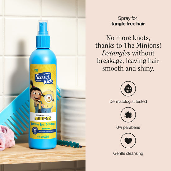Suave Minions "Best Hair Ever " Detangler Spray