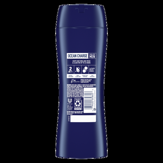 Suave Ocean Charge 2-in-1 Shampoo And Conditioner