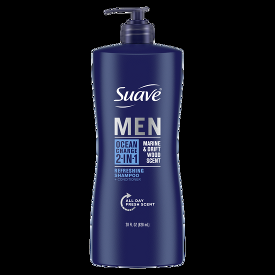 Suave Ocean Charge 2-in-1 Shampoo And Conditioner