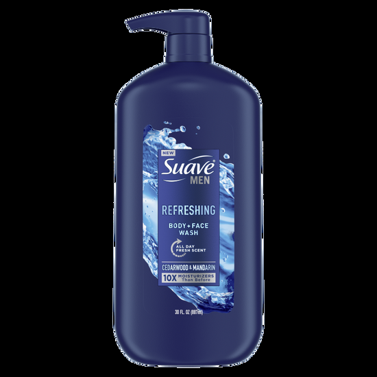 Suave Refreshing Body + Face Wash