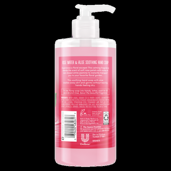 Suave Rose Water & Aloe Hand Soap