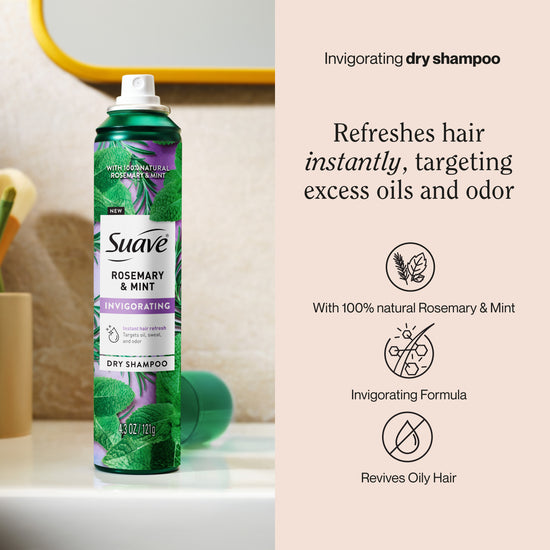 Suave Rosemary & Mint Invigorating Dry Shampoo