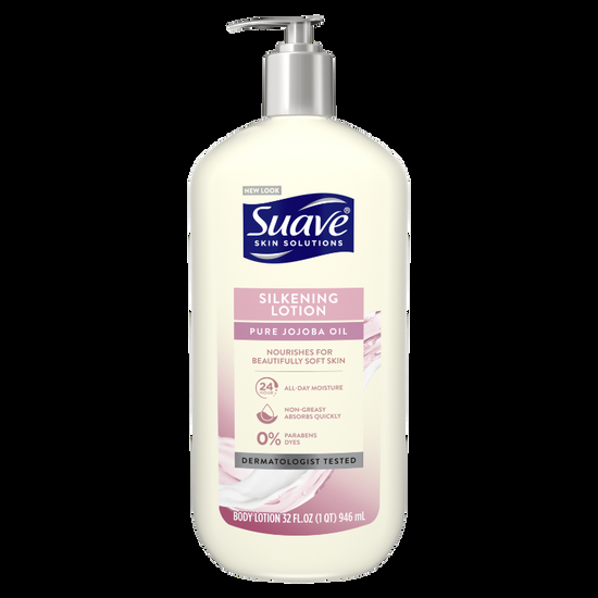 suave Silkening Lotion with Pure Jojoba Oil