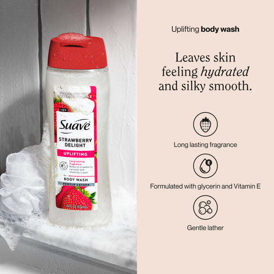 Suave Strawberry Delight Uplifting Body Wash