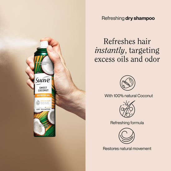 Suave Sweet Coconut Refreshing Dry Shampoo