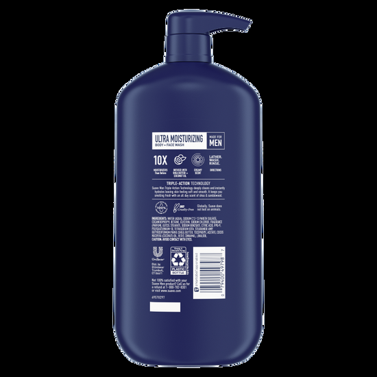 Suave Ultra Moisturizing Body + Face Wash