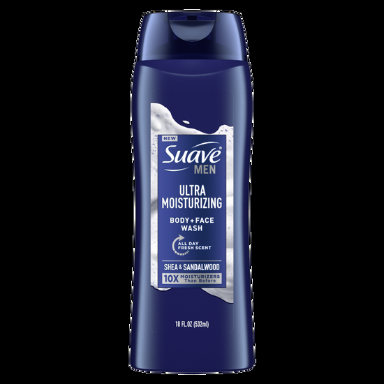 suave Ultra Moisturizing Body + Face Wash