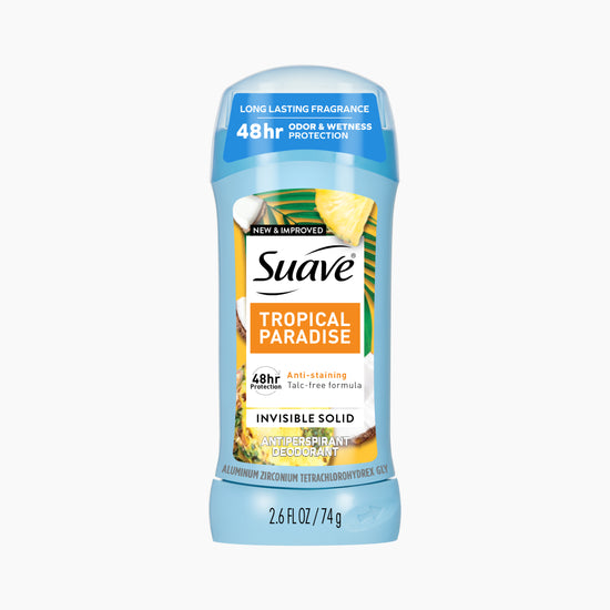 suave Tropical Paradise Invisible Solid Antiperspirant Deodorant Stick