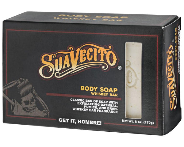 Suavecito Suavecito Body Soap Bar – Deep-Cleansing Moisturizing Bar Soap For Men | Signature Scent Gentle On Skin Long-Lasting Lather | Daily Grooming Essential