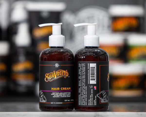 Suavecito Suavecito Hair Cream – Lightweight Styling Cream For Men | Natural Finish Medium Hold Frizz Control & Texture | Water-Based & Non-Greasy Formula