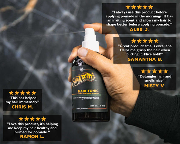 Suavecito Suavecito Hair Tonic For Men – Prep Restyle & Refresh