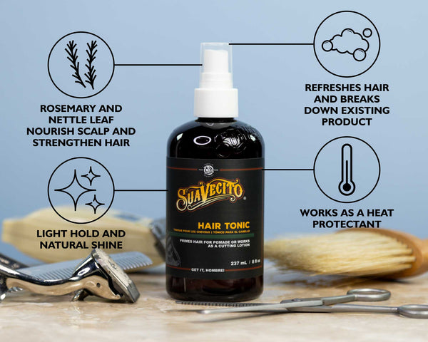 suavecito Suavecito Hair Tonic for Men – Prep Restyle & Refresh