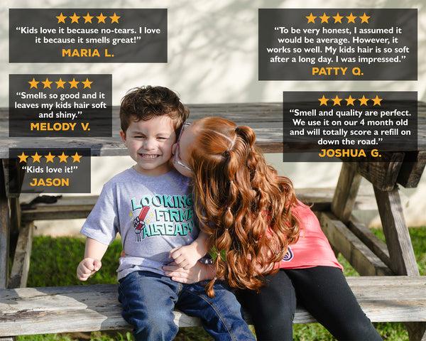 Suavecito Suavecito Kids 3-in-1 Shampoo Conditioner & Body Wash – Gentle Tear-Free Formula For Boys & Girls | All-in-One Hair & Skin Cleanser | Paraben-Free & Hypoallergenic