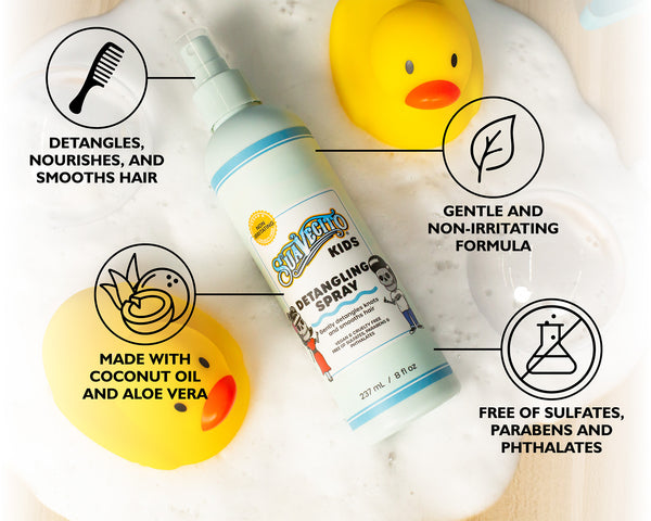 suavecito Suavecito Kids Detangling Spray – Gentle Leave-In Conditioner for Boys & Girls | Tangle-Free Hair with No Tears | Lightweight Non-Greasy Paraben-Free Formula