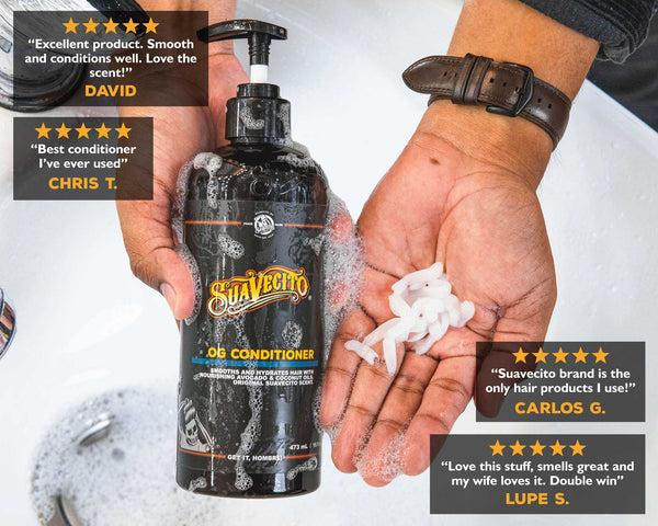 Suavecito Suavecito OG Conditioner – Daily Men’s Conditioner For Hydration & Detangling | Lightweight Rinse-Clean Signature Scent