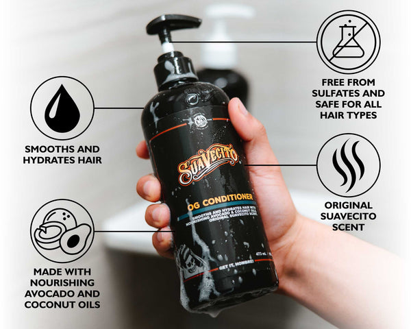 suavecito Suavecito OG Conditioner – Daily Men’s Conditioner for Hydration & Detangling | Lightweight Rinse-Clean Signature Scent