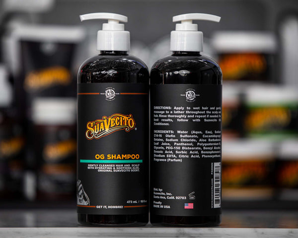 Suavecito Suavecito OG Shampoo – Daily Clarifying Shampoo With Signature Scent | Deep Cleansing Sulfate-Free Formula For Men | Refreshes Scalp & Removes Build-Up