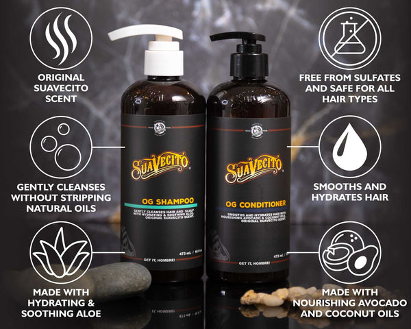 suavecito Suavecito Original (OG) Shampoo and Conditioner Set for Men