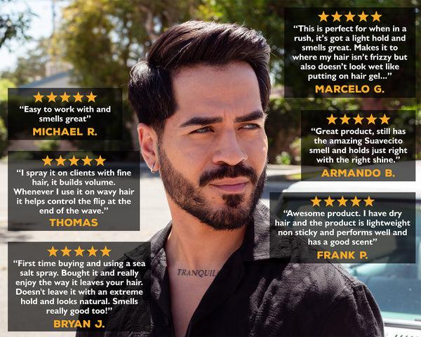 Suavecito Suavecito Sea Salt Spray – Texturizing Hair Spray For Volume Waves & Matte Finish