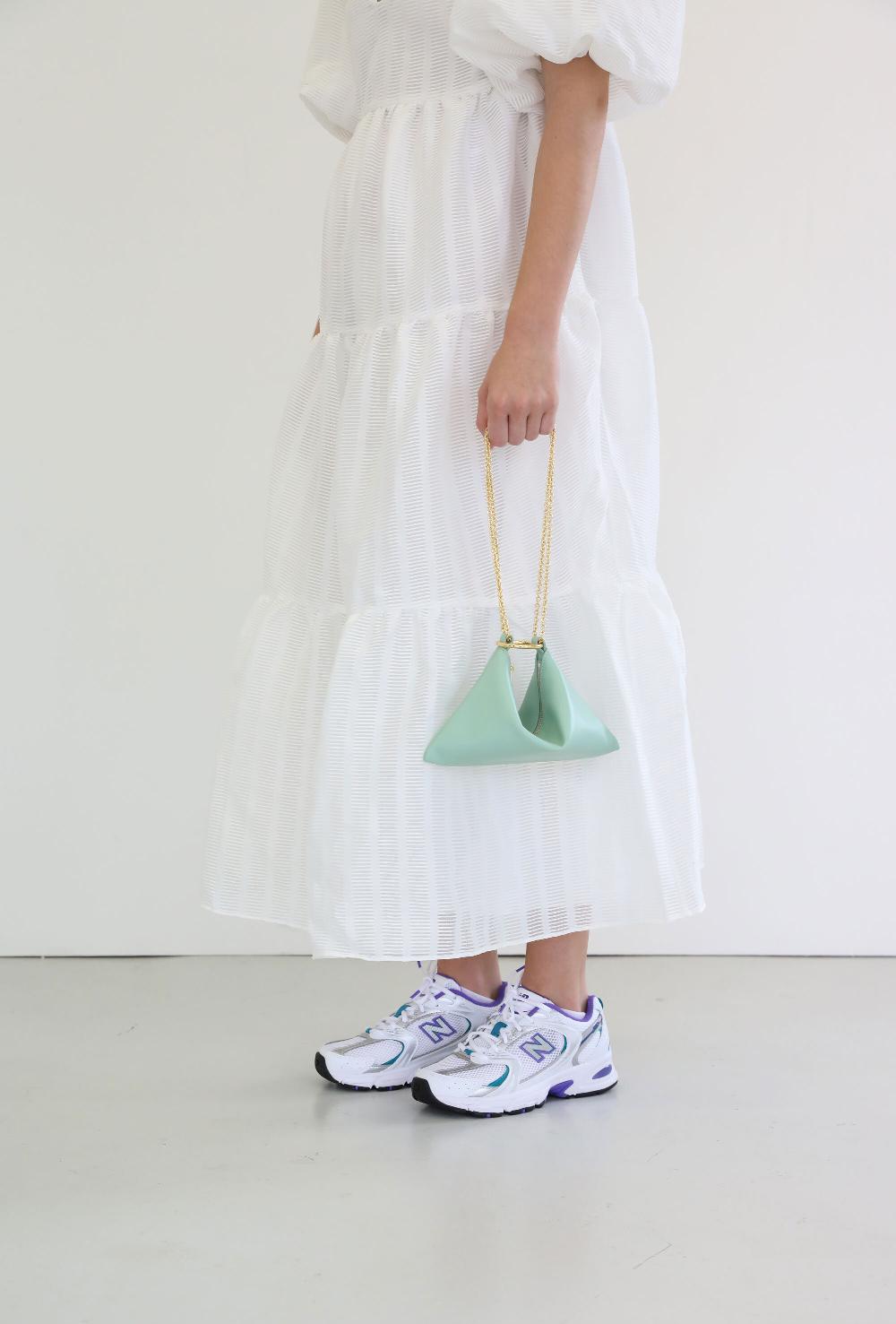 subella london Mini Megan Mint Chain Shoulder Pouch