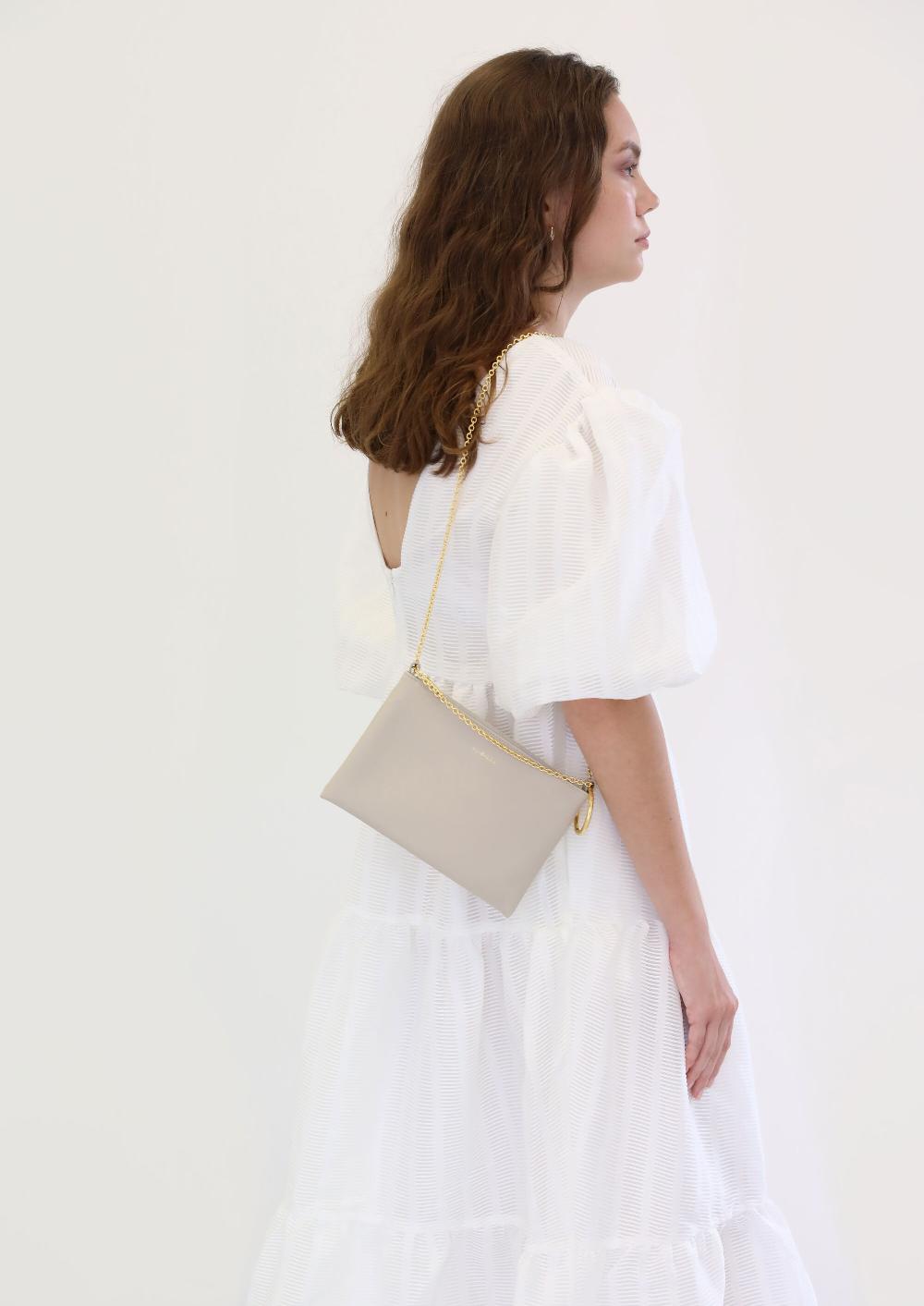 subella london Mini Megan Seashell Chain Shoulder Pouch