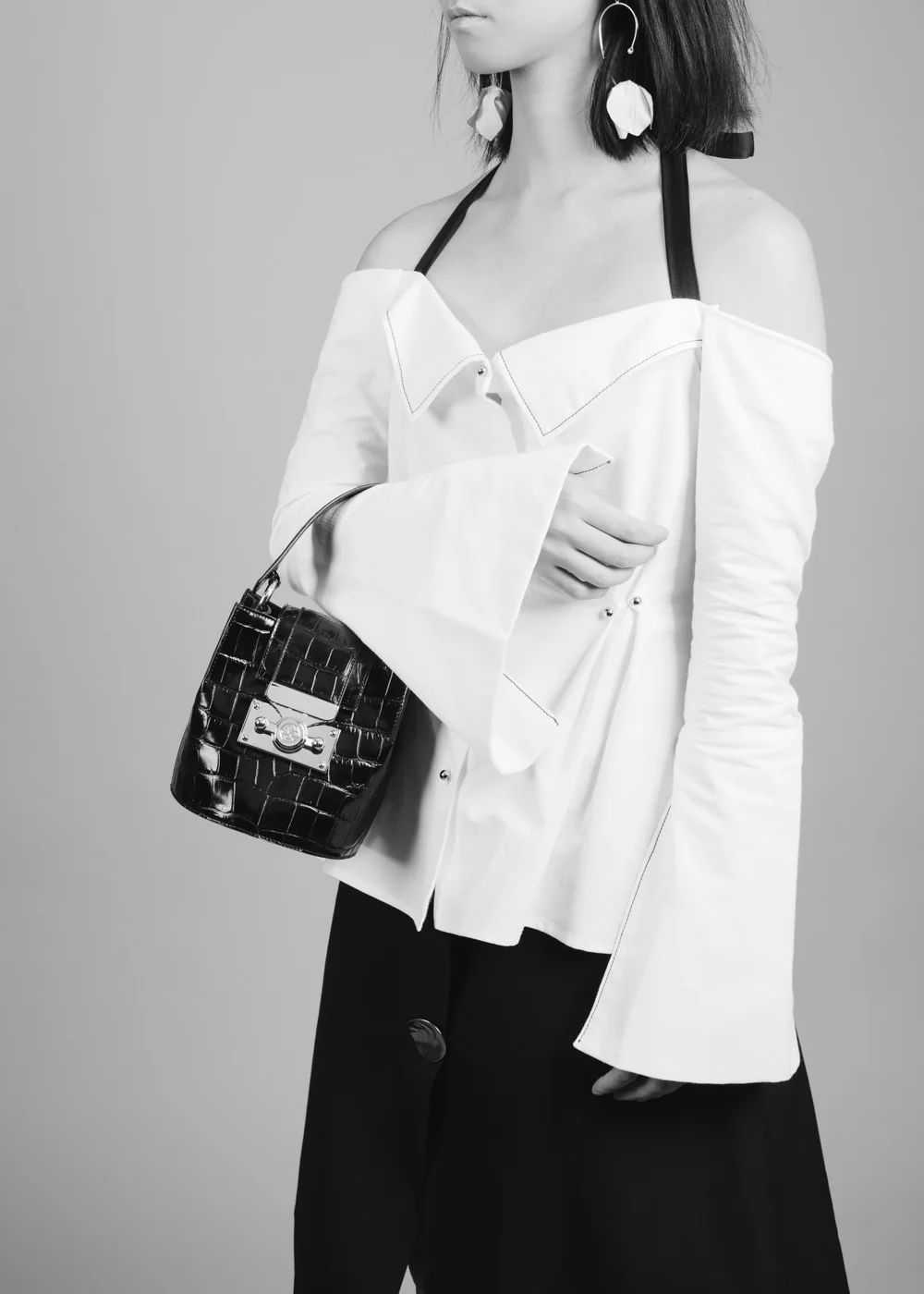 Subella London Bambi • White Croc & Gold