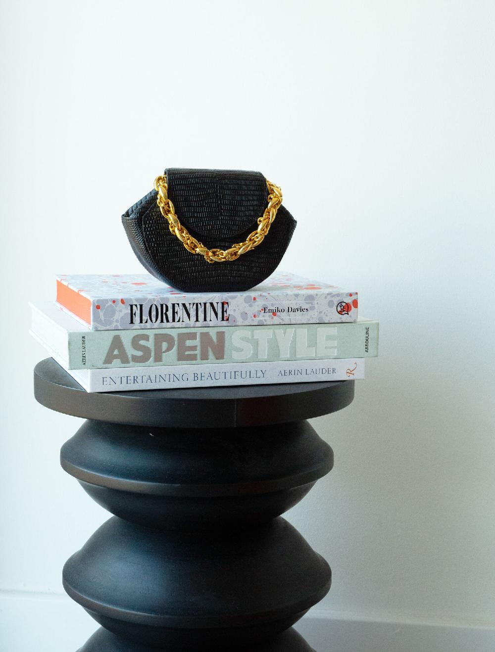 Subella London DANTE Noire Lizard