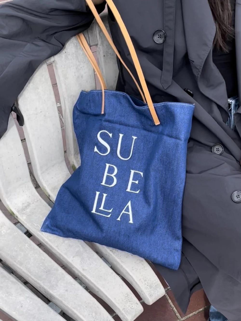 Subella London Denim Tote Dark Blue
