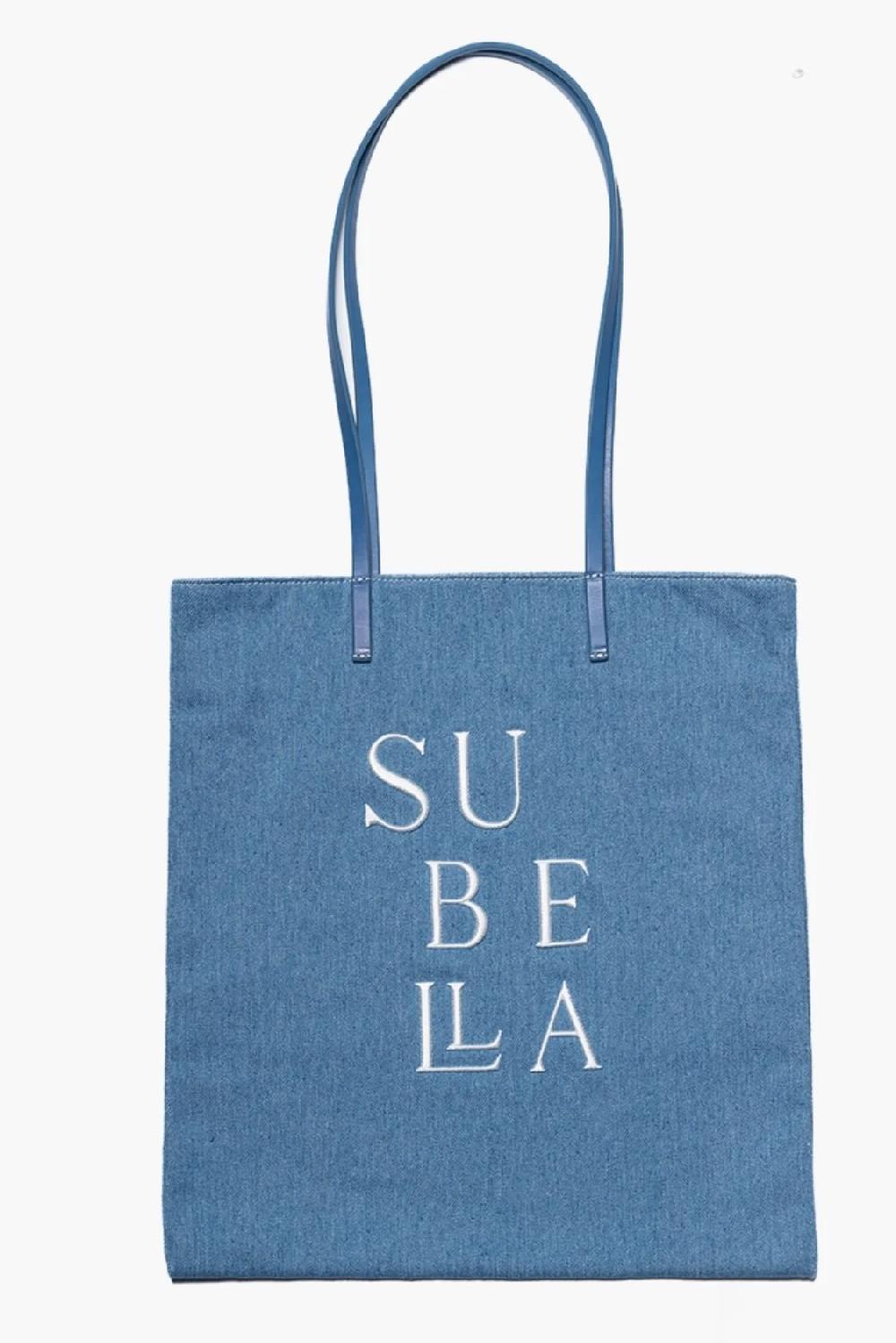 subella london Denim Tote Light Blue