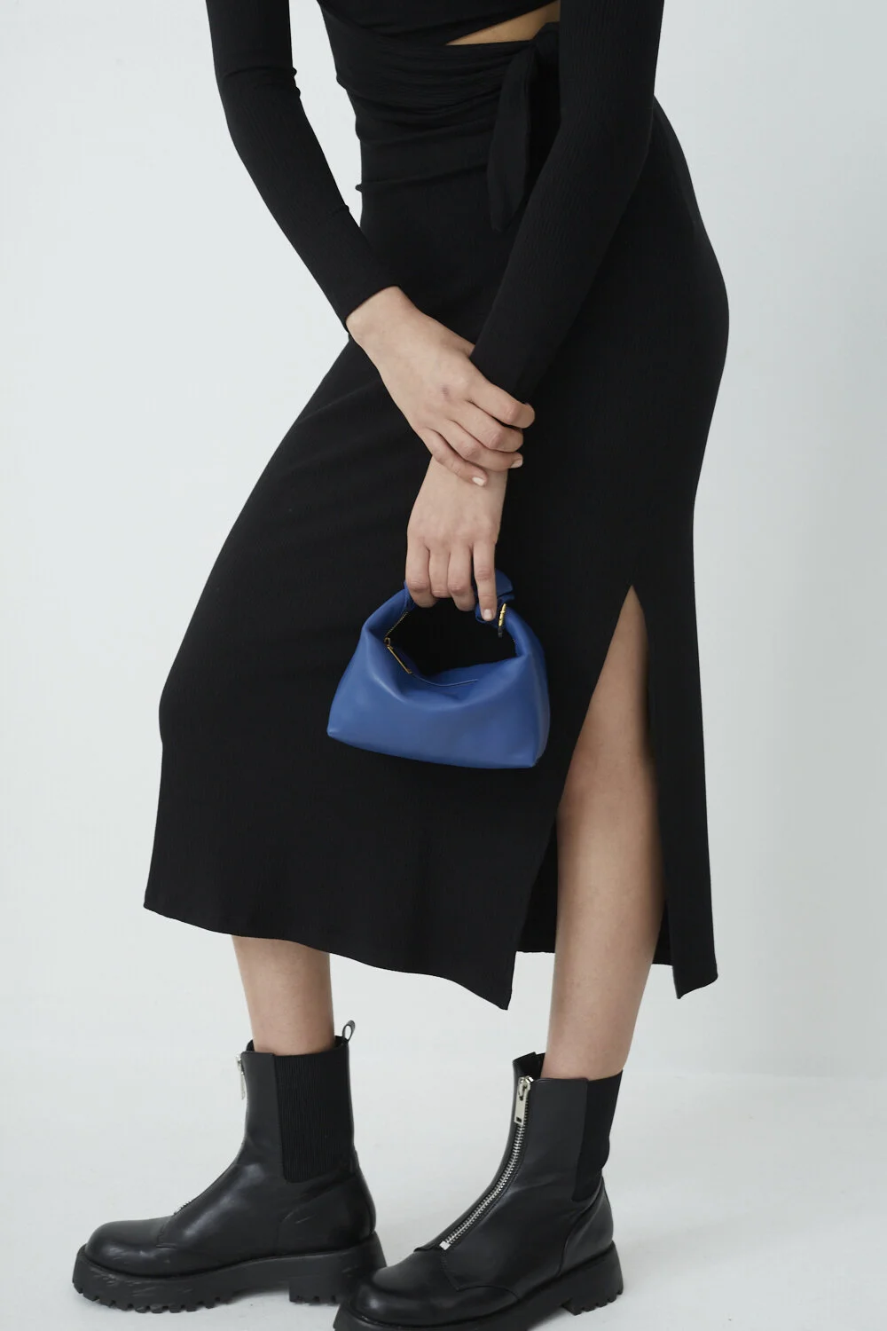 Subella London GIGI Leather Tote Imperial Blue