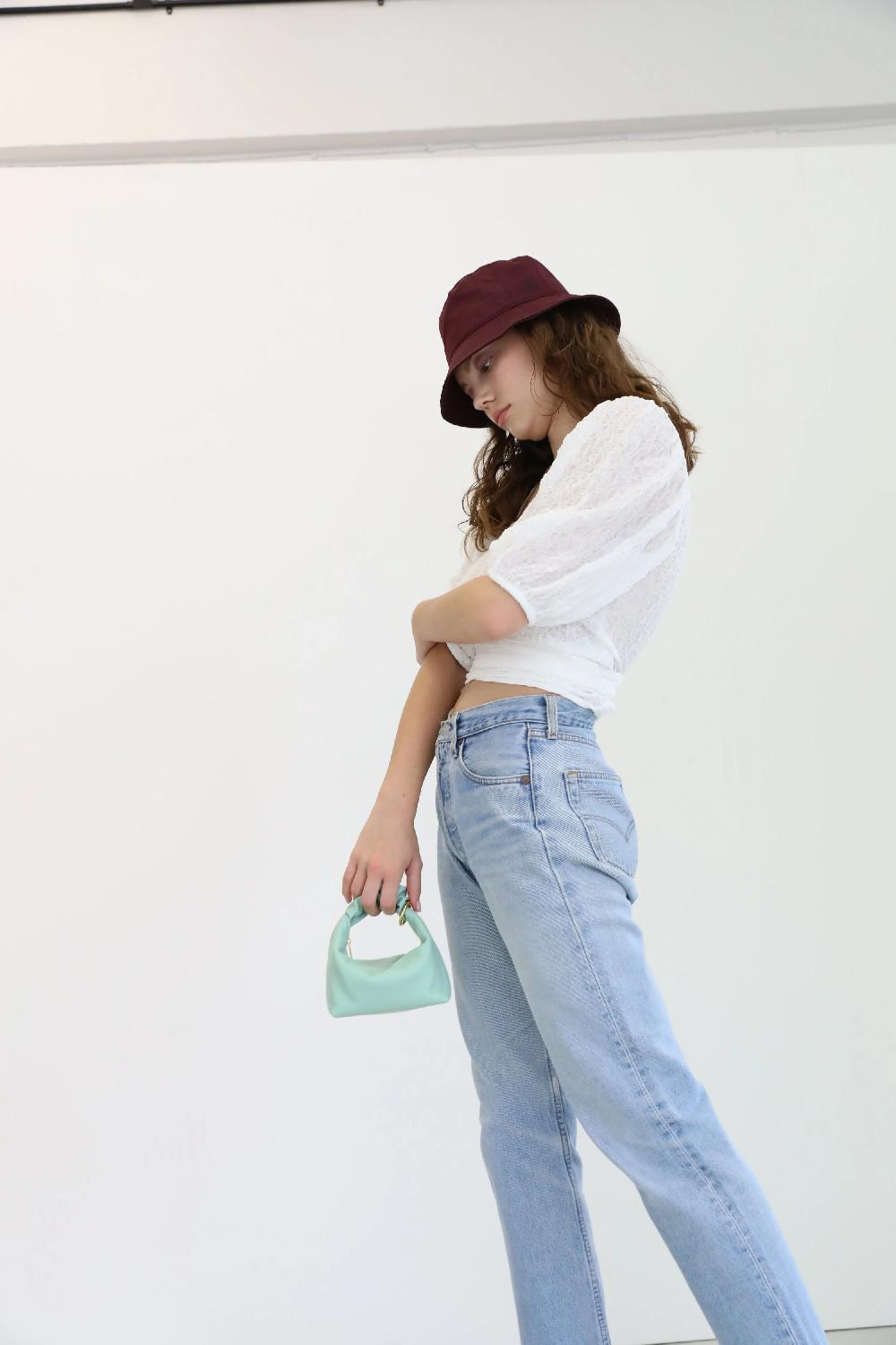 Subella London GIGI Leather Tote Mint