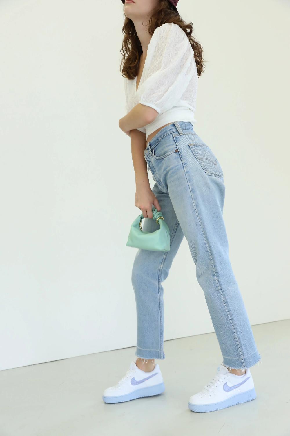 Subella London GIGI Leather Tote Mint