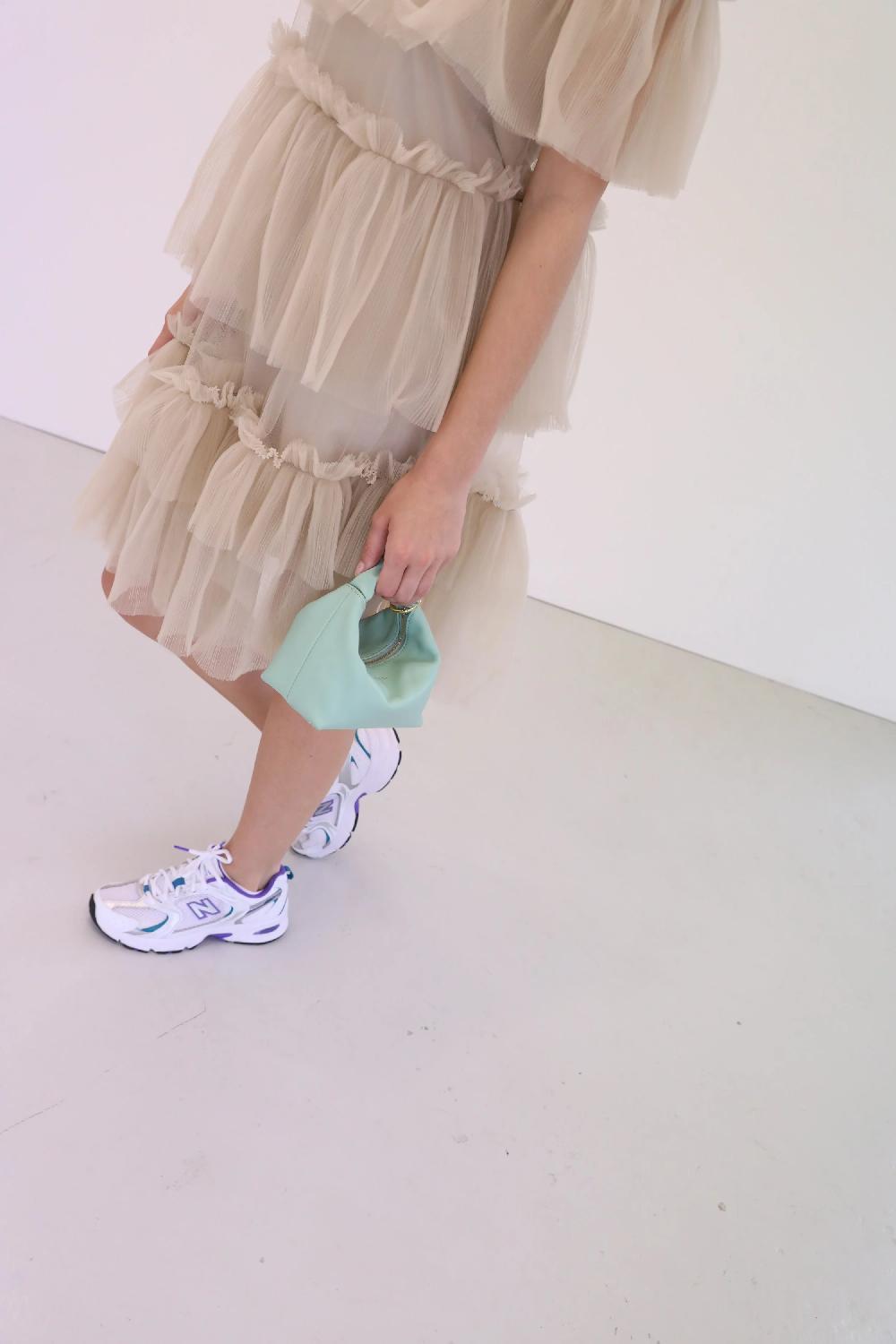 Subella London GIGI Leather Tote Mint