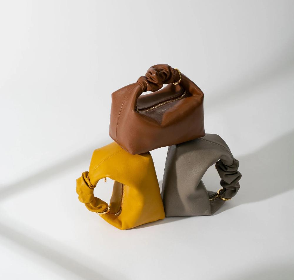 Subella London GIGI Leather Tote Mustard Yellow