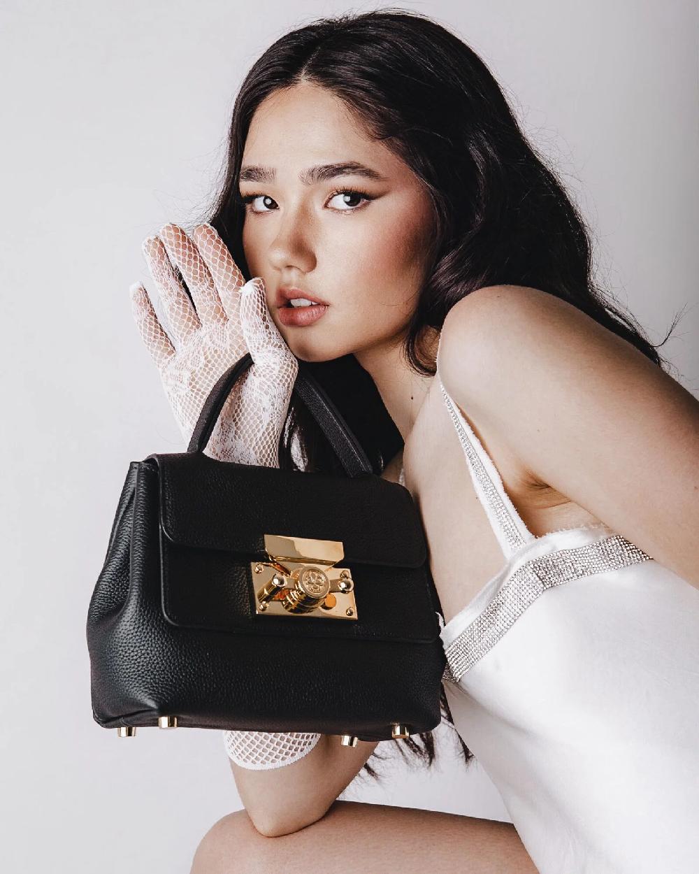 Subella London Ginger Tote In Black Leather